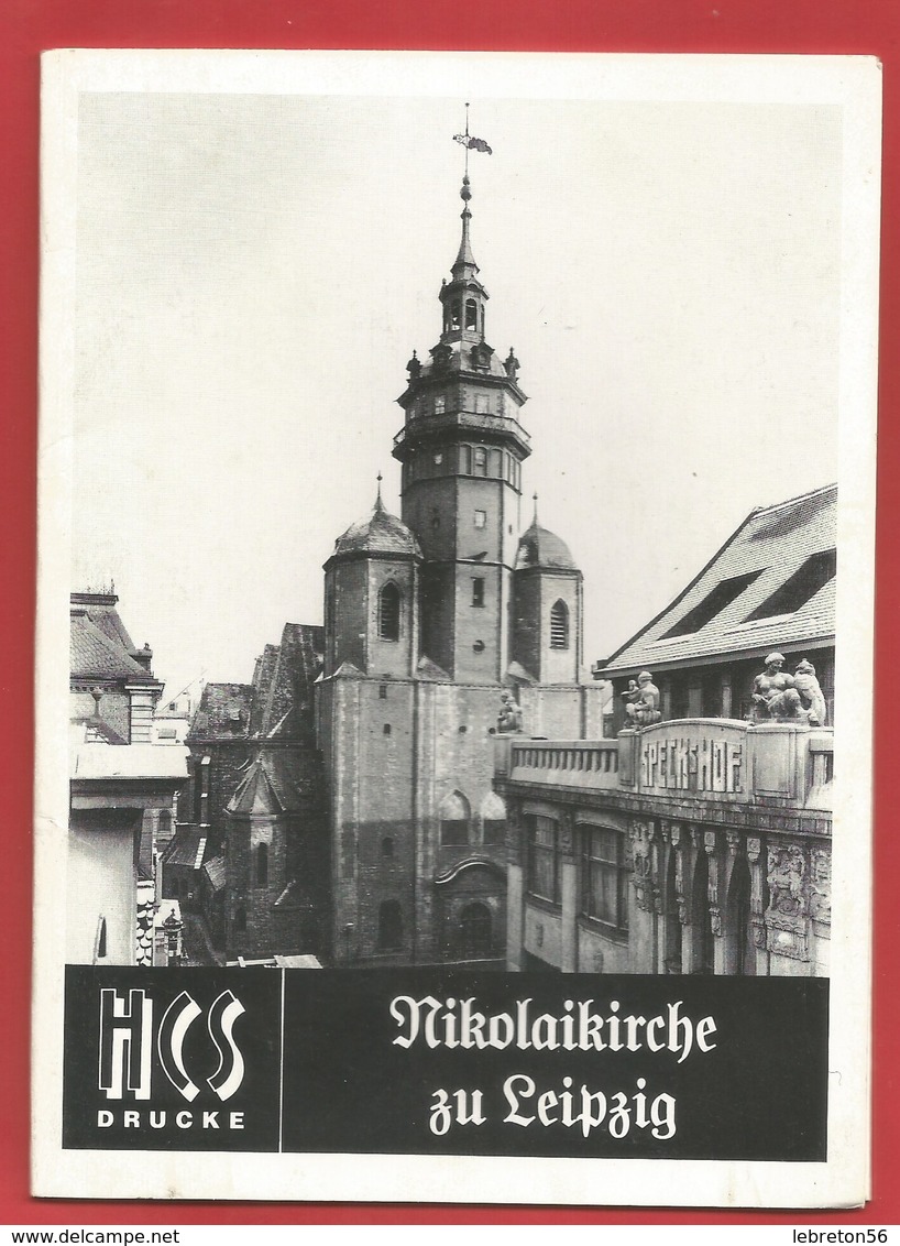 "ALLEMAGNE "  Nikolaikirche Zu Leipzig HCS-Drucke -Voir 4 Photos - Biografieën & Memoires