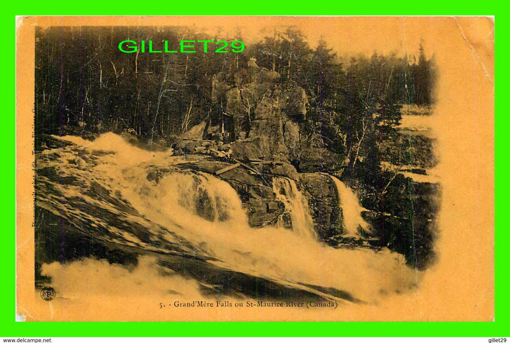 GRAND-MÈRE, QUÉBEC - GRAND-MÈRE FALLS ON ST-MAURICE RIVER - - Trois-Rivières