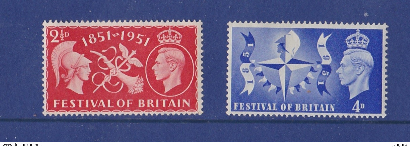 CENTENARY OF UNIVERSAL EXPOSITION LONDON 1851 FESTIVAL OF BRITAIN - ENGLAND UK GB 1951 MNH - 1851 – Londen (Groot-Brittannië)