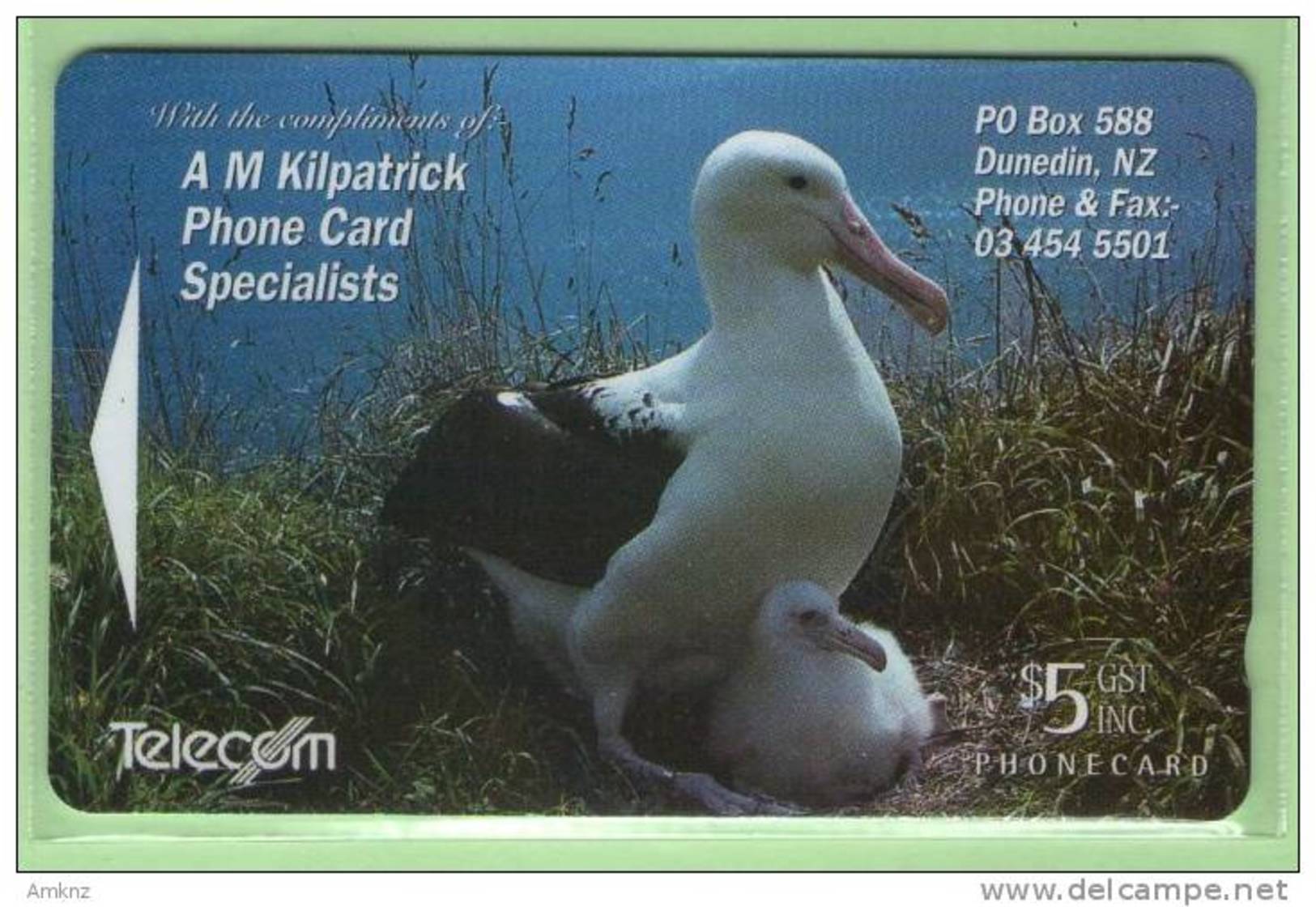 New Zealand - 1994 A M Kilpatrick $5 Albatross - NZ-D-18- Mint - Neuseeland