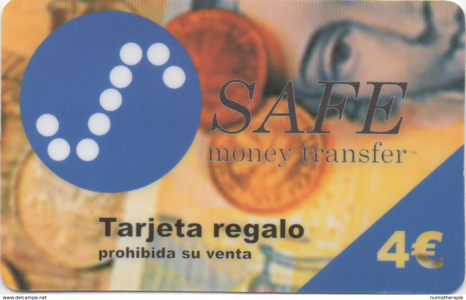 Espagne : Safe Money Transfer 4€ - Stamps & Coins