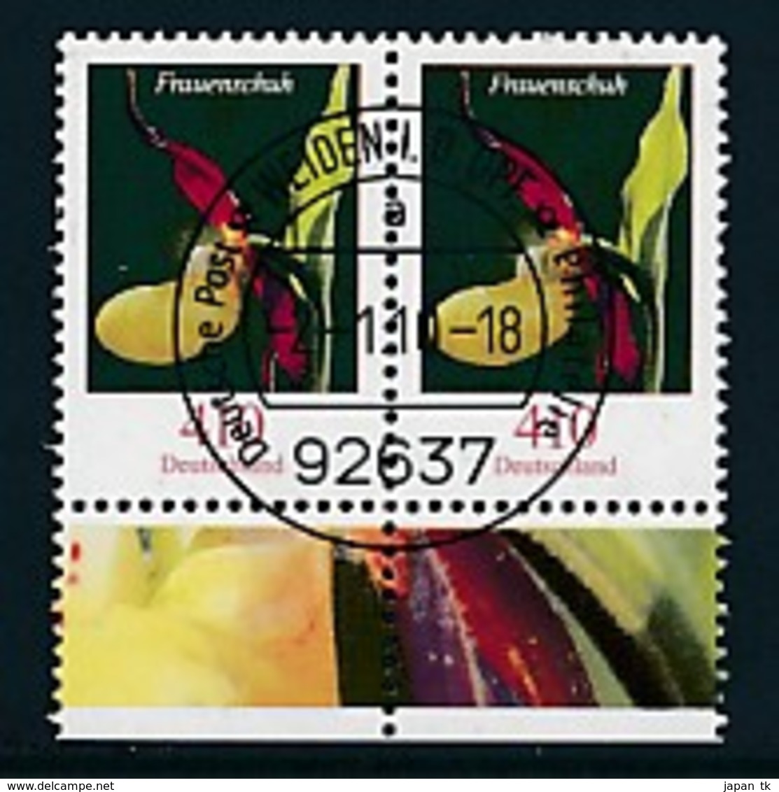 GERMANY Mi.Nr. 2768 Freimarken: Blumen - Paar - ET Weiden - Used - Gebraucht