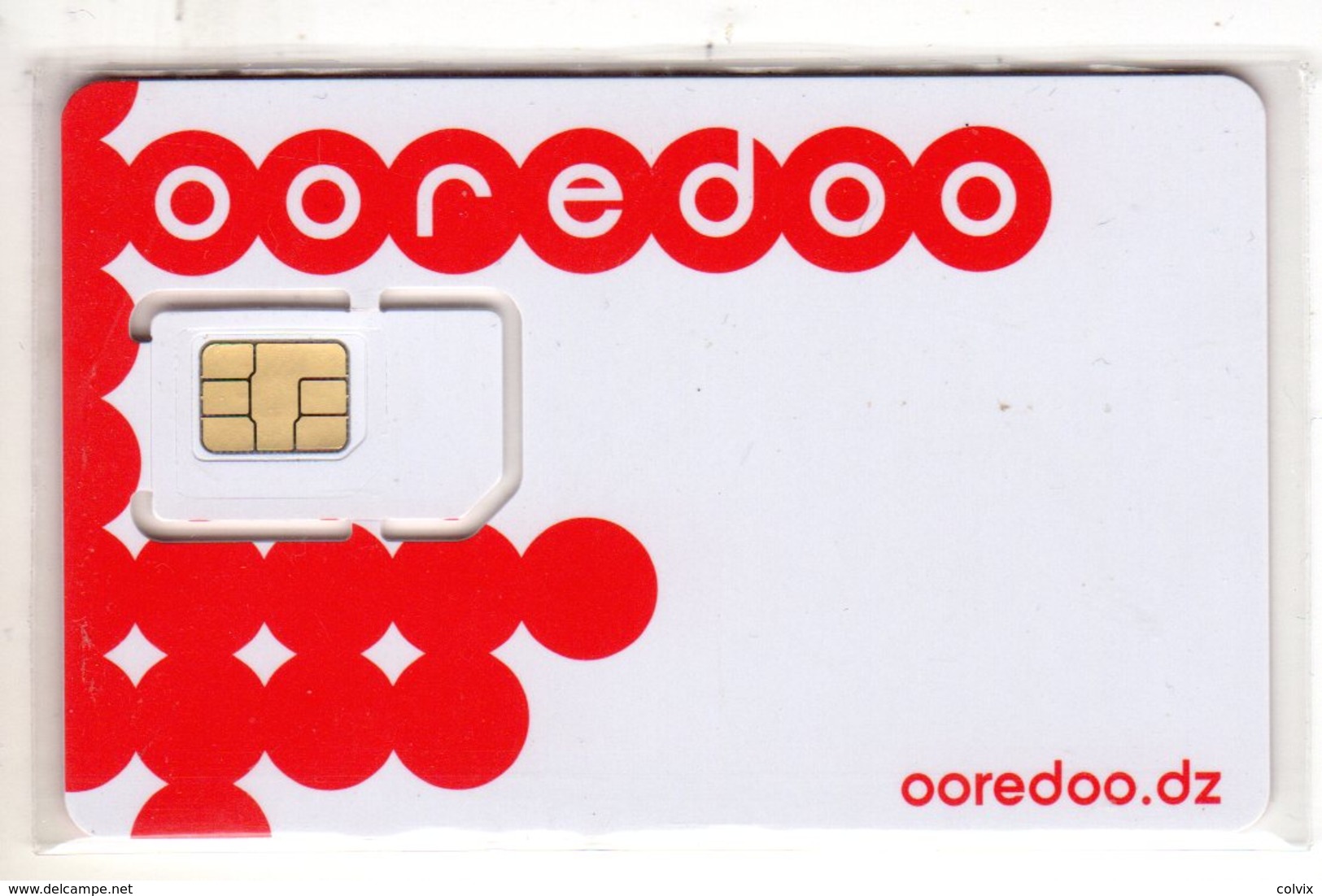 EQUATEUR CARTE GSM OOREDOO VERSO NUMEROTEE - Equateur