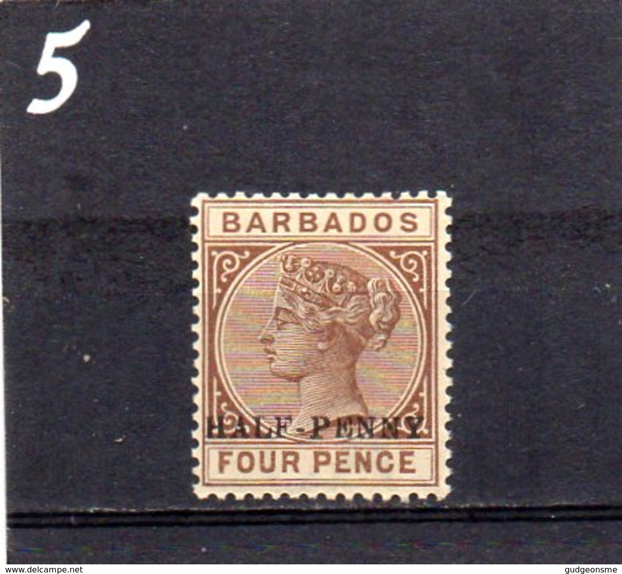 1892 Surcharge 1/2d On 4d MNH - Barbados (...-1966)