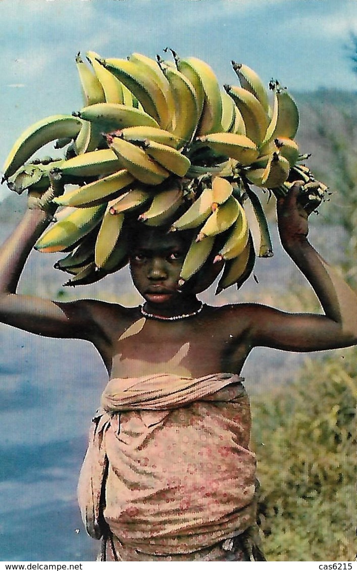 Afrique Africa  Petite Marchande De Bananes Young Banana Seller - Afrique