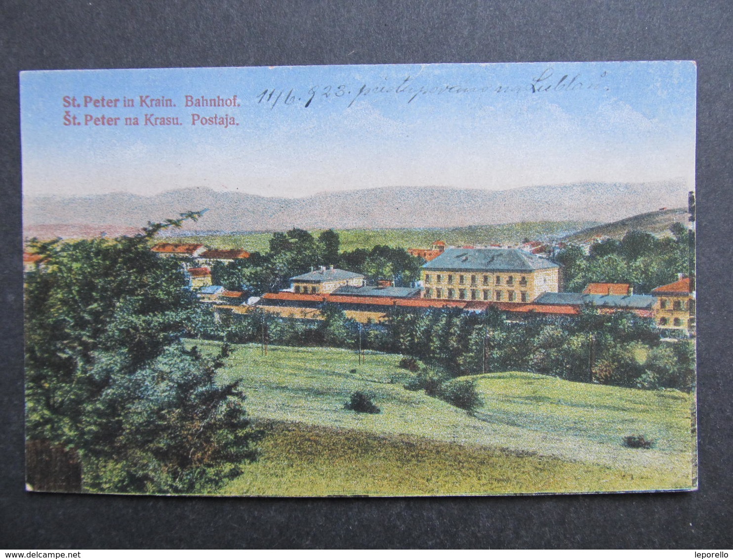 AK ST. PETER In Krain Bahnhof Ca.1915 ////  D*36958 - Eslovenia