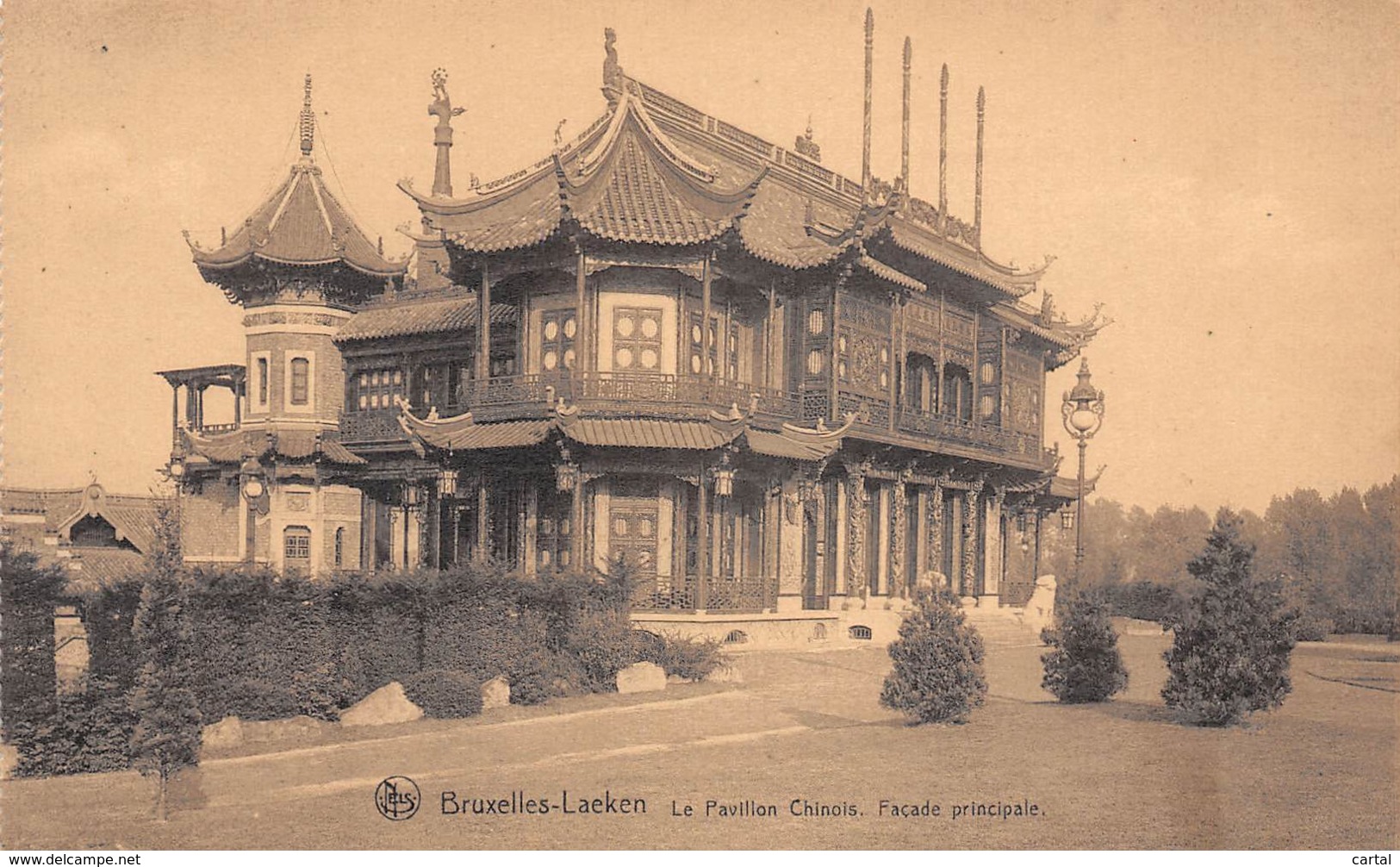 BRUXELLES-LAEKEN - Le Pavillon Chinois - Façade Principale - Laeken