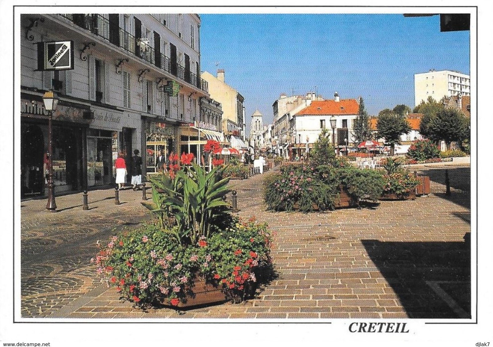 94 Créteil La Rue Piétonne (2 Scans) - Creteil