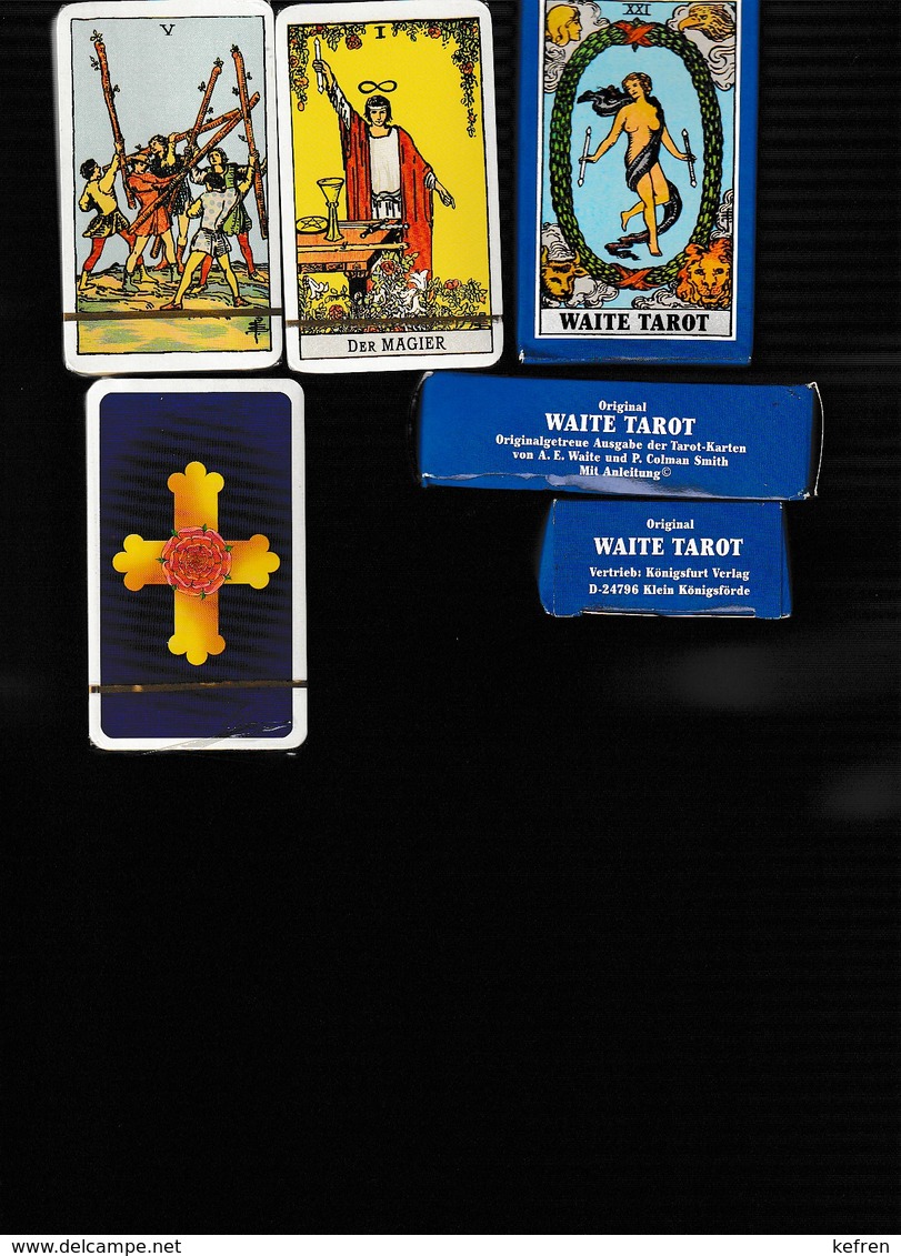 WAITE TAROT. Tamaño Mediano - Barajas De Naipe