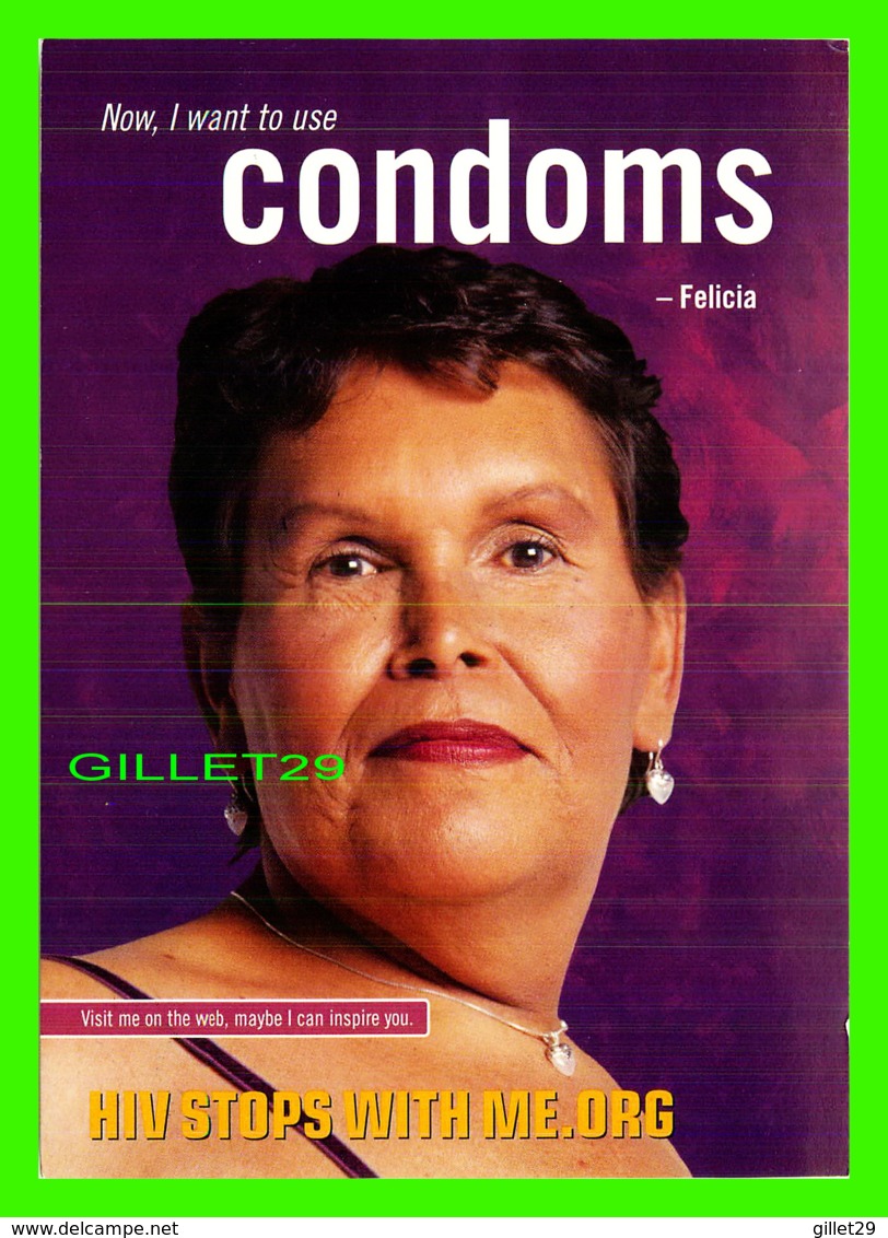 PUBLICITÉ, ADVERTISING - NOW, I WANT TO USE CONDOMS, FELICIA, 1987 - MAX RACKS - - Publicité