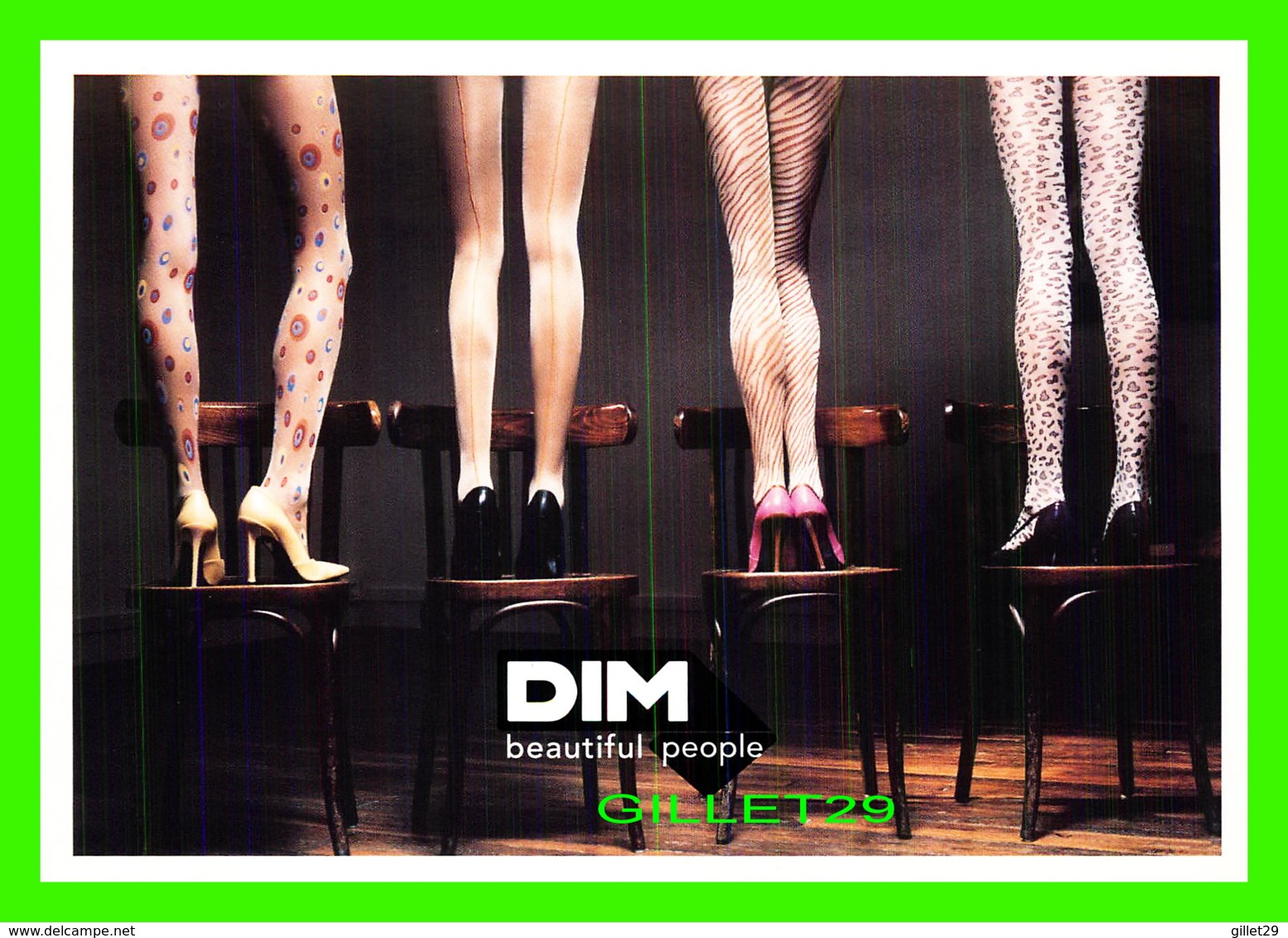 PUBLICITÉ, ADVERTISING - DIM, BEAUTIFUL PEOPLE - PSYCHÉDÉLIQUE LES COLLANTS - - Publicité