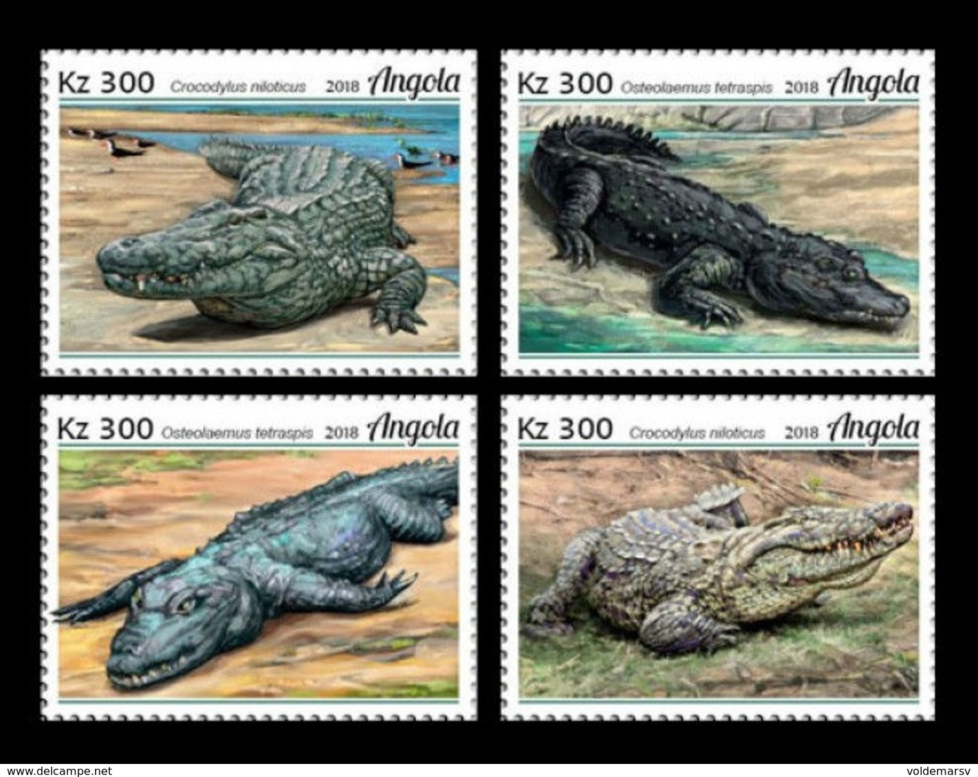 Angola 2018 Mih. 1941/44 Fauna. Crocodiles MNH ** - Angola