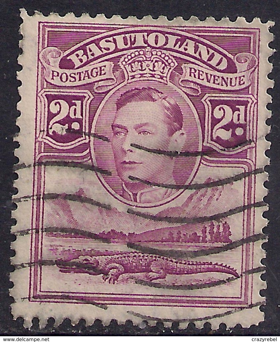 Basutoland 1938 KGV1 2d Bright Purple Used SG 21 ( L1344 ) - 1933-1964 Kolonie Van De Kroon