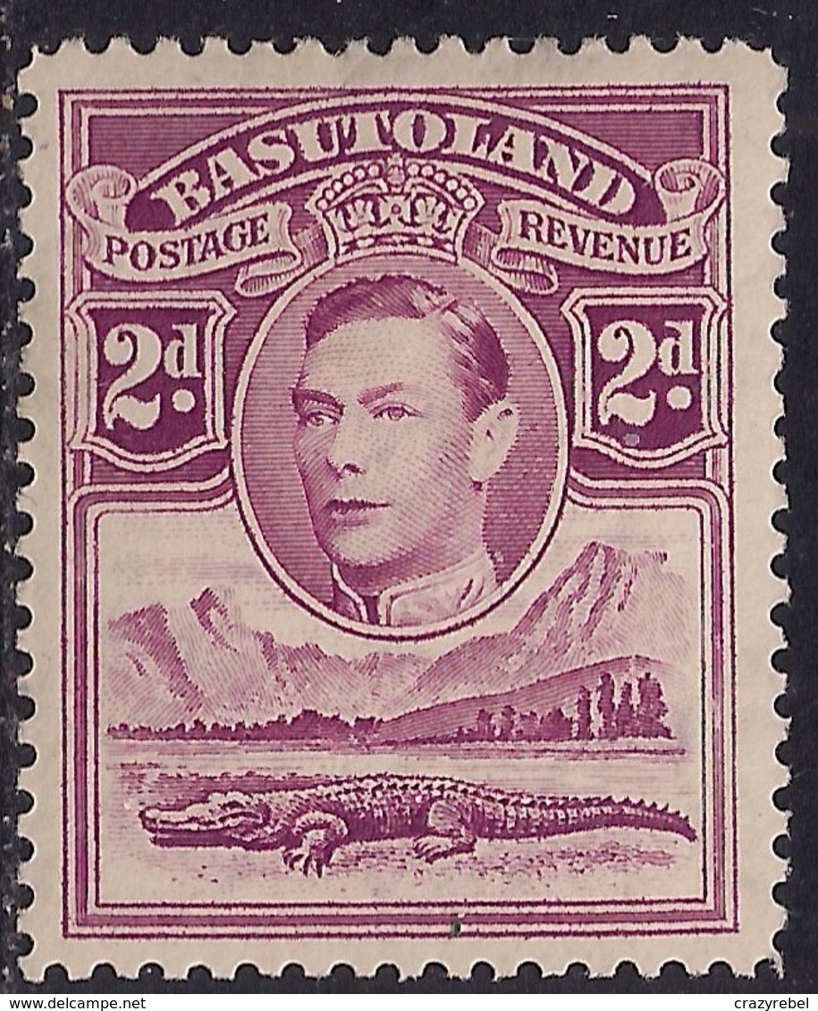 Basutoland 1938 KGV1 2d Bright Purple MM SG 21 ( L1368 ) - 1933-1964 Kronenkolonie