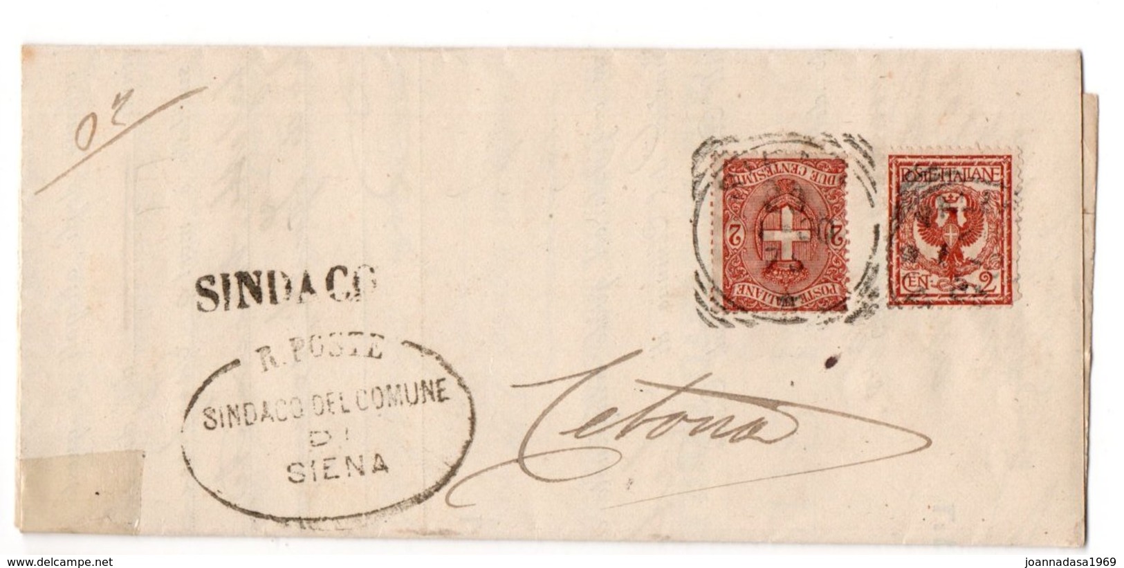 Intero Postale 1900 Cetona  Perfetto - Entiers Postaux