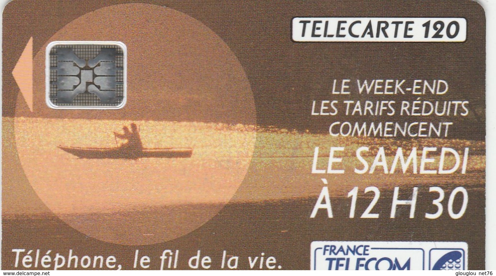 TELECARTE 120......TELEPHONE,LE FIL DE LA VIE.. - 120 Unités 