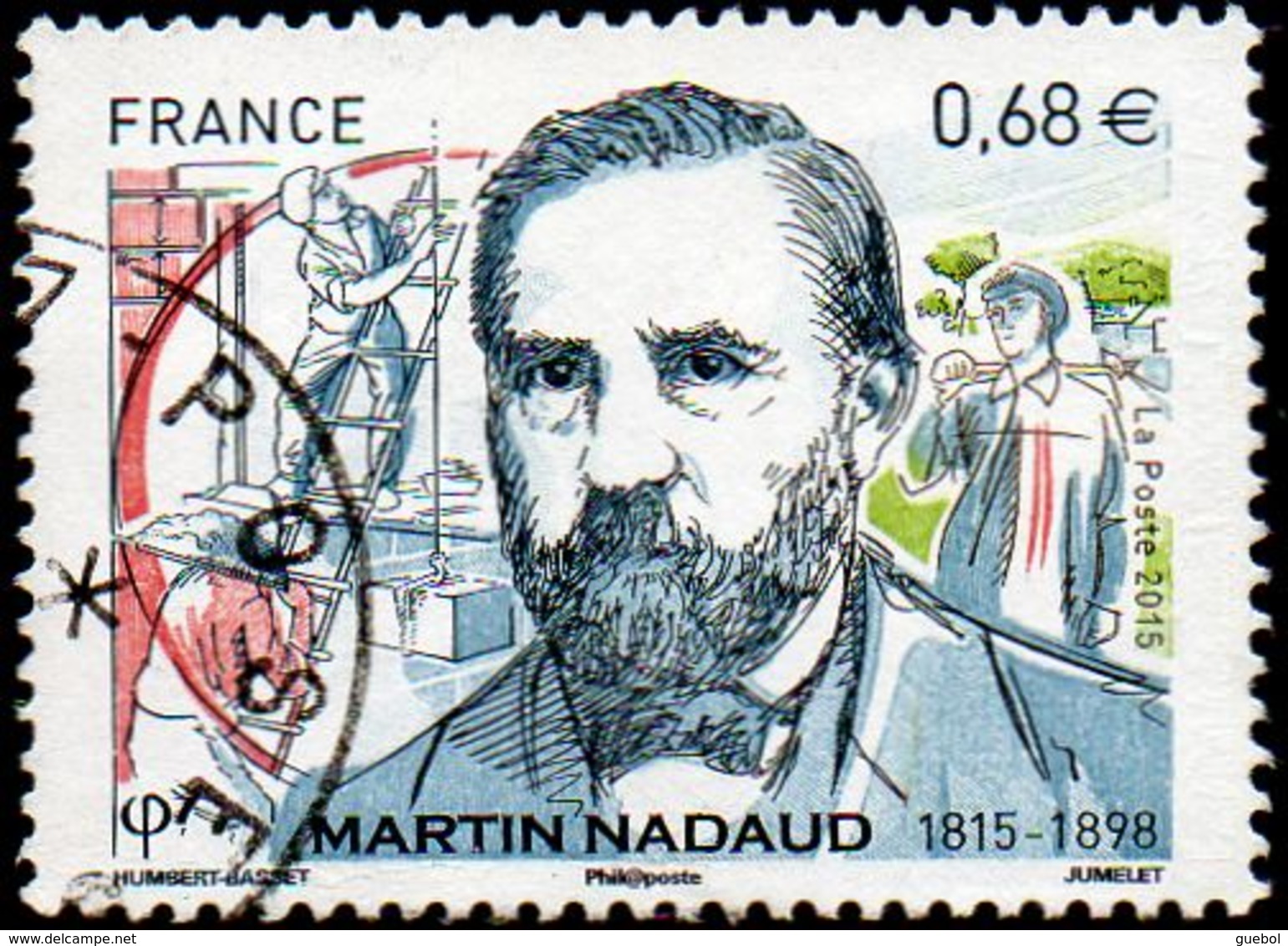 Oblitération Cachet à Date Sur Timbre De France N° 4968 - Martin Nadaud - Oblitérés