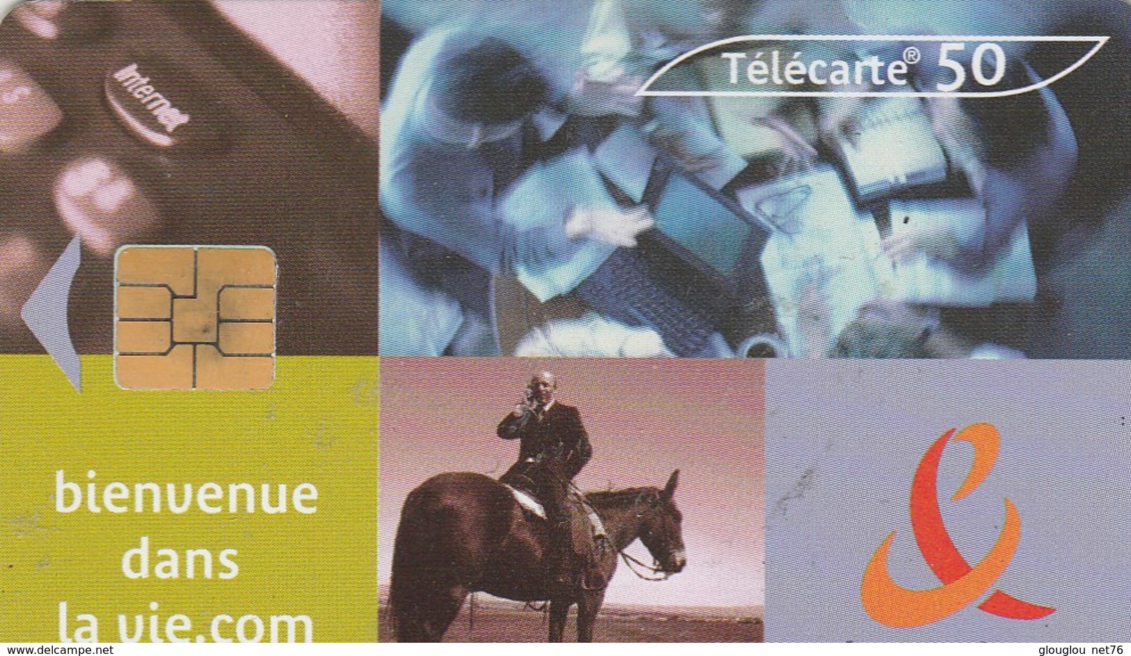 TELECARTE 50....BIENVENUE DANS LA VIE.COM...... - 50 Unités   