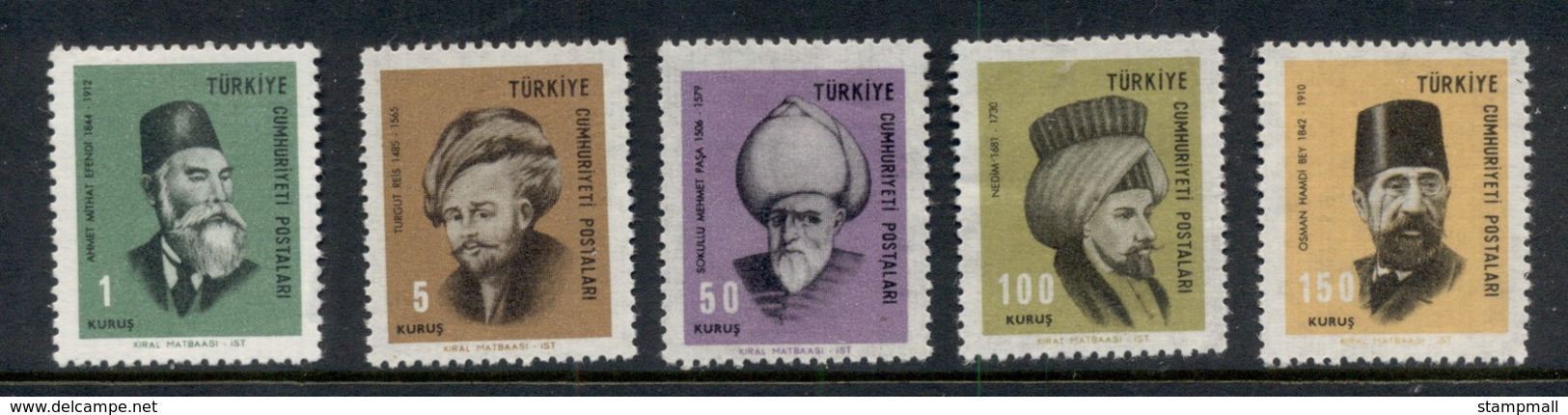 Turkey 1967 Portraits MUH - Unused Stamps