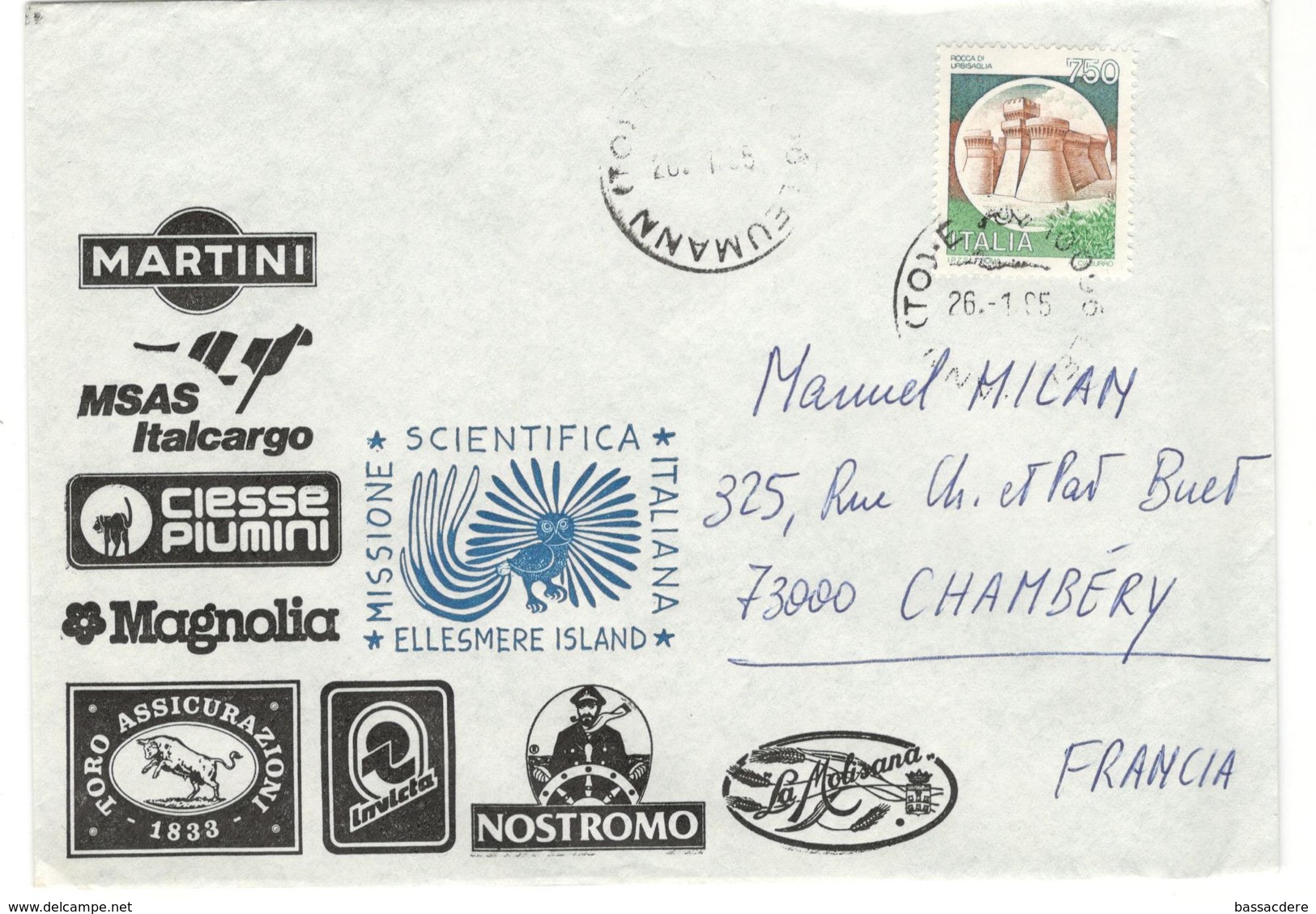 14373 - MISSION ELLESMERE ISLAND - 1991-00: Marcophilie