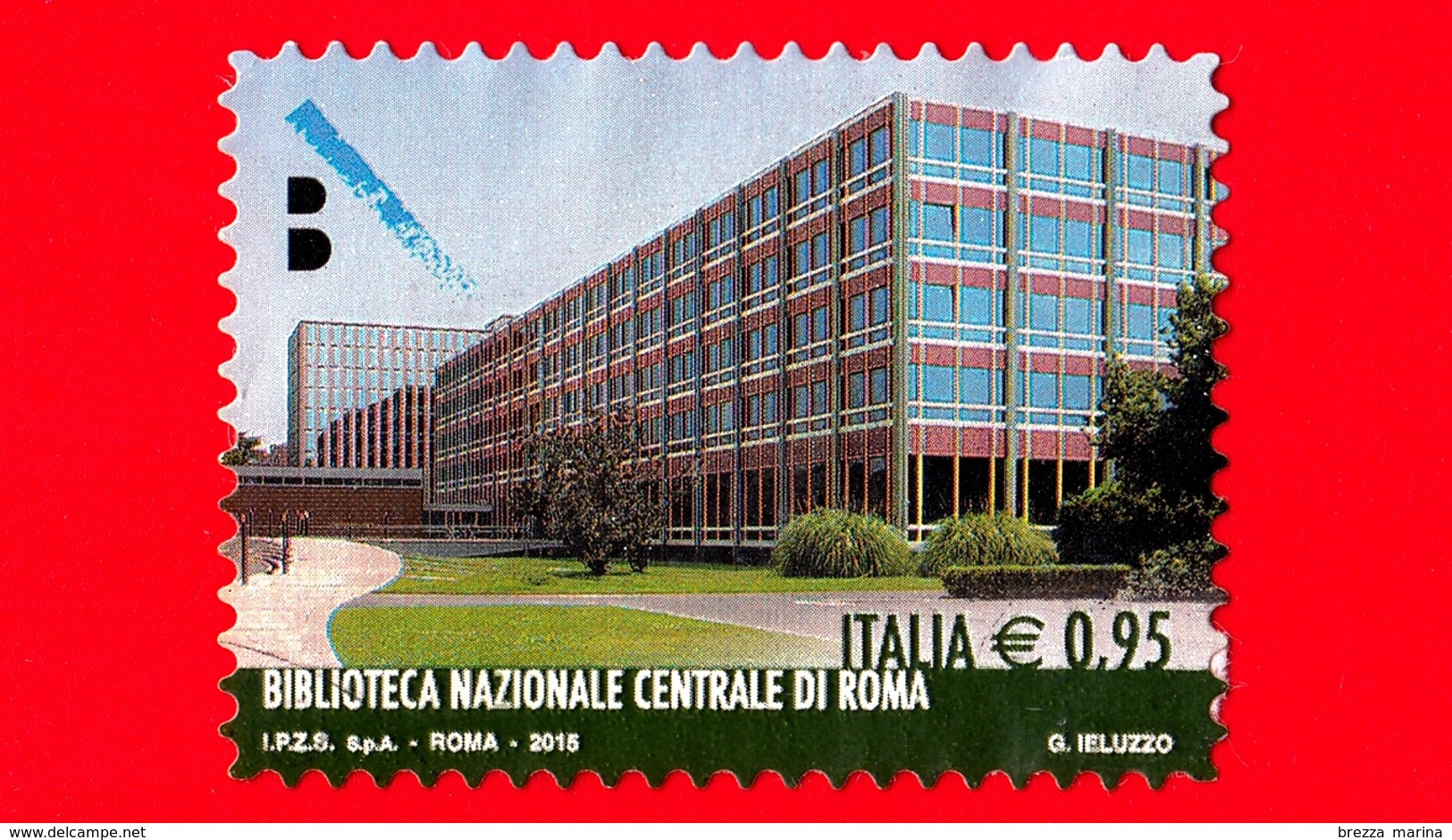 ITALIA - Usato - 2015 - Eccellenze Del Sapere - Biblioteca Centrale Di Roma - 0,95 - 2011-20: Usati