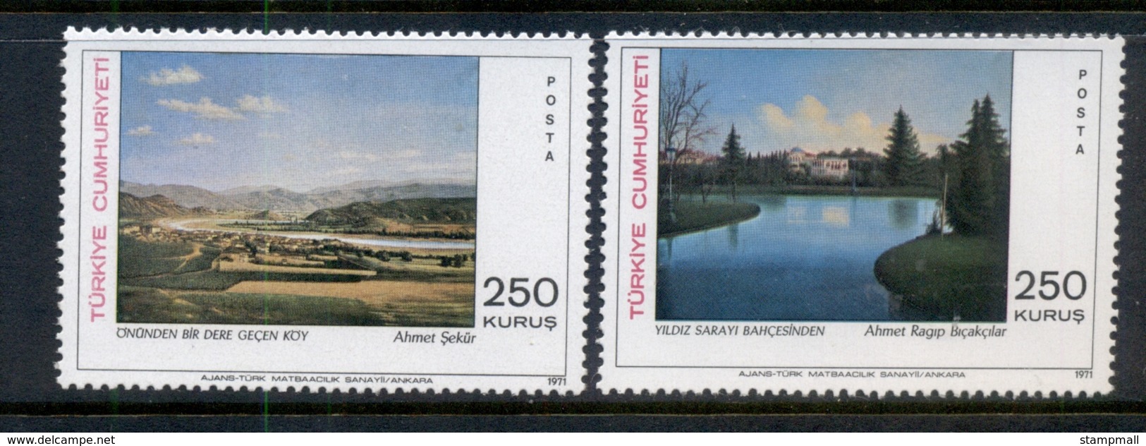 Turkey 1971 Paintings MUH - Unused Stamps