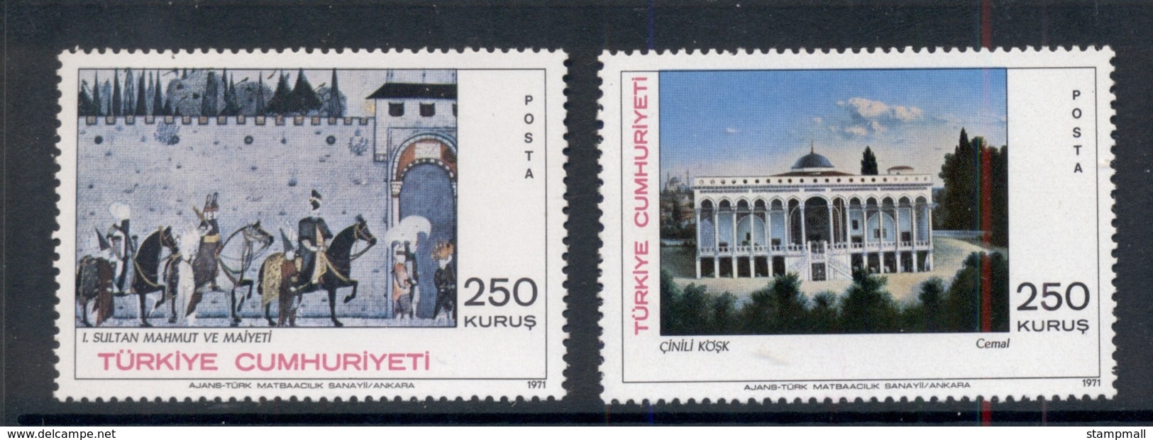 Turkey 1971 Paintings MUH - Unused Stamps