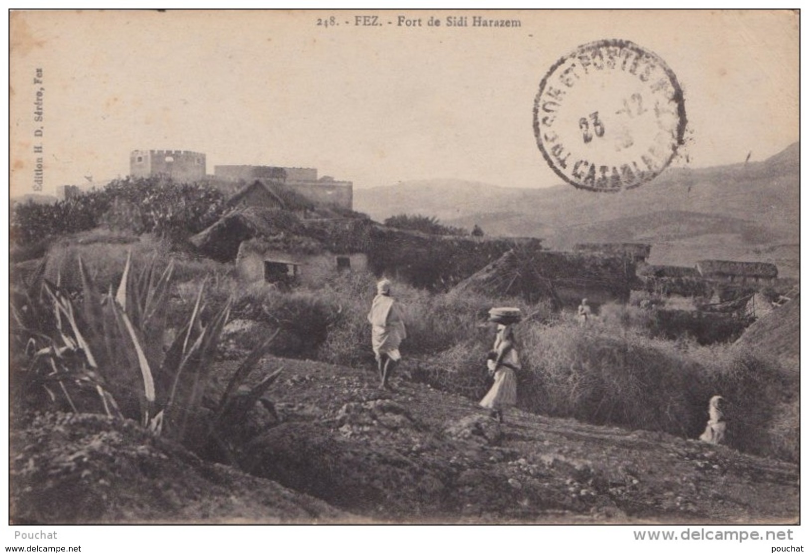 G2-  FEZ (MAROC) FORT DE SIDI HARAZEM  - (ANIMÉE - 2 SCANS) - Fez (Fès)