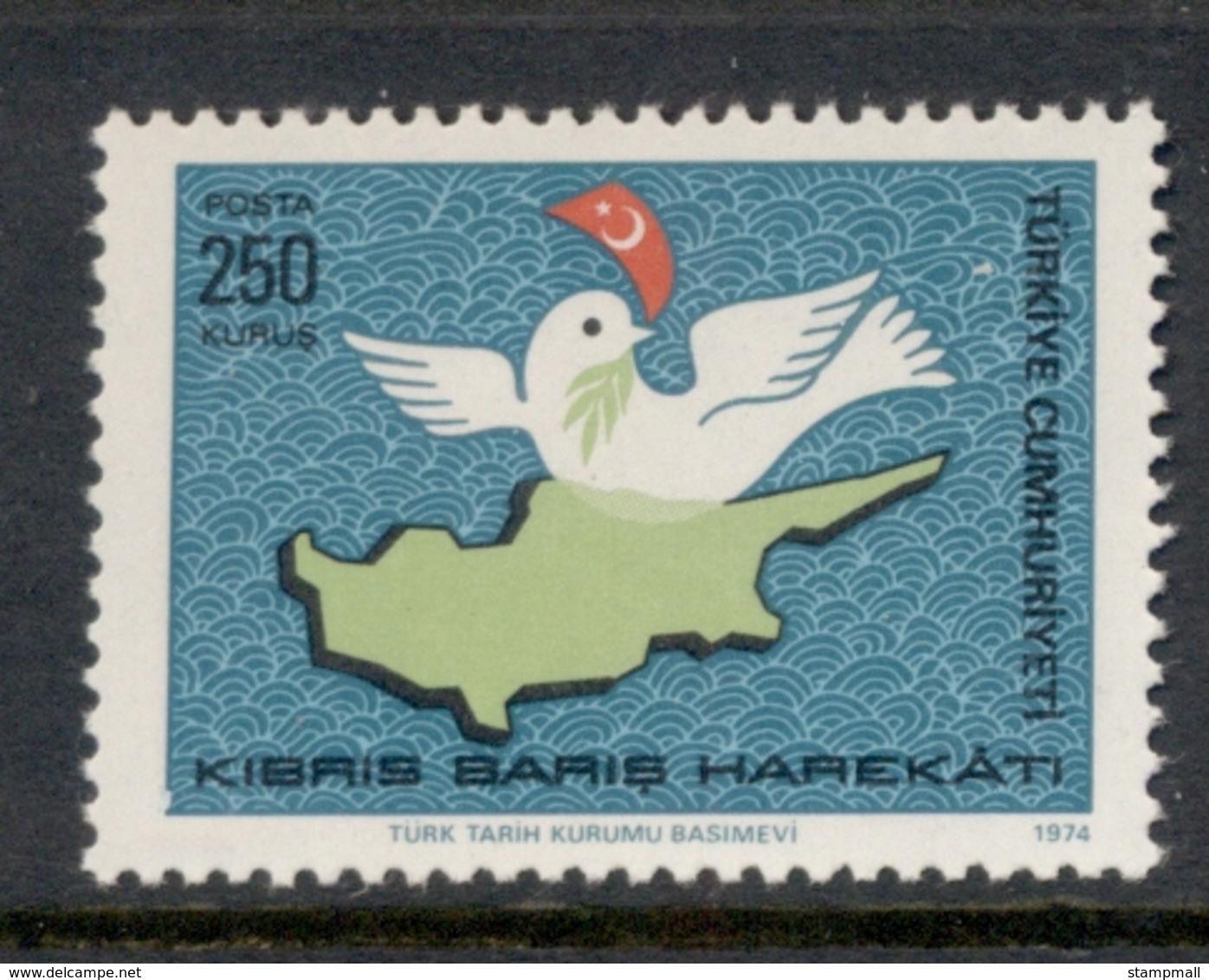 Turkey 1974 Cyprus Peace Operation MUH - Unused Stamps