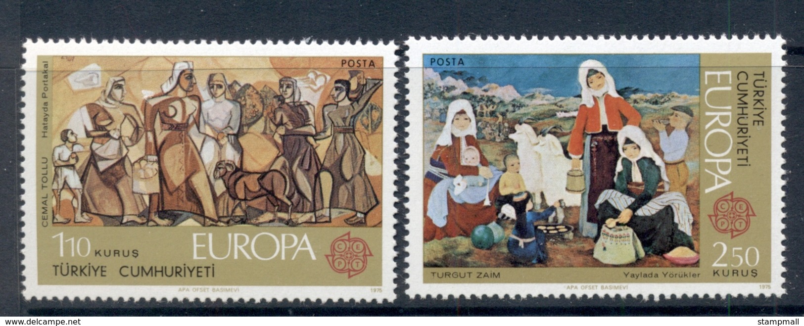 Turkey 1975 Europa Muh - Unused Stamps