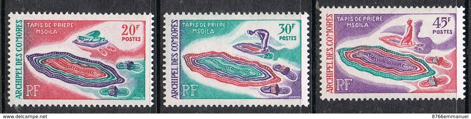 COMORES N°50 A 52 N** - Unused Stamps