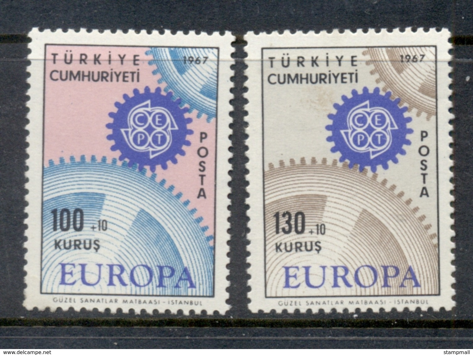 Turkey 1967 Europa MUH - Unused Stamps