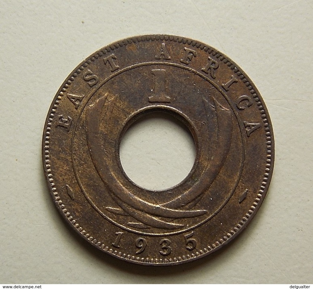 East Africa 1 Cent 1935 - British Colony