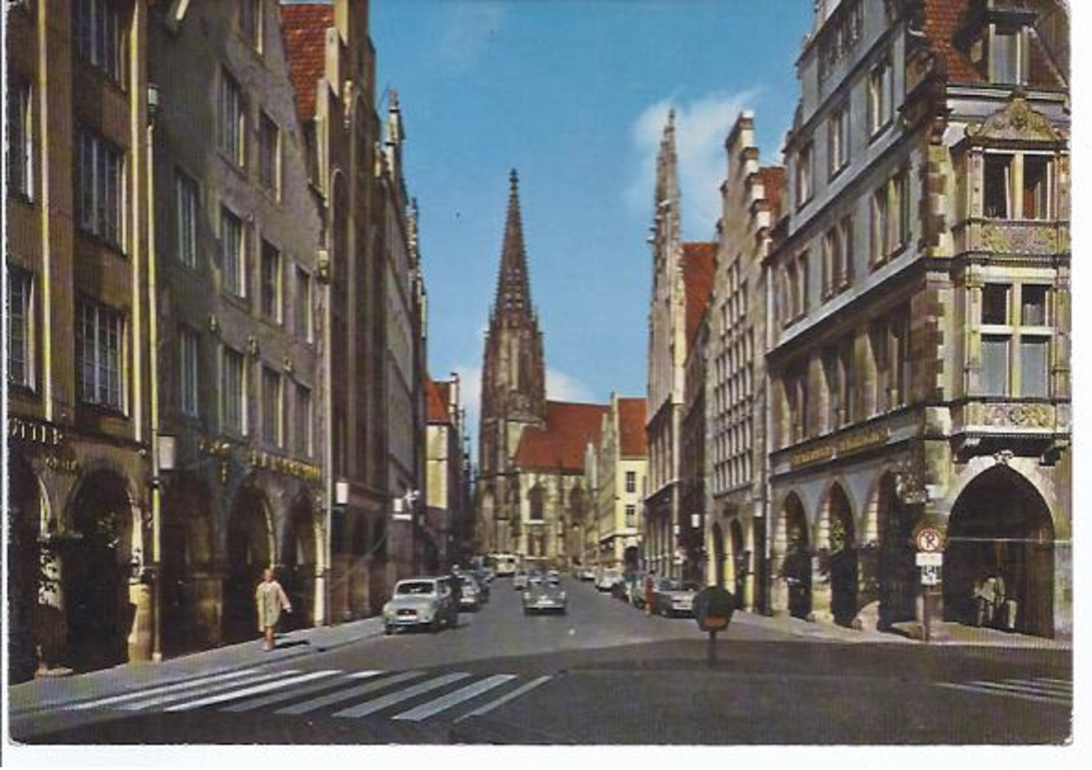 Wz-rot1 - Münster Westfalen - Prinzipalmarkt Und Lombardikirche - Muenster