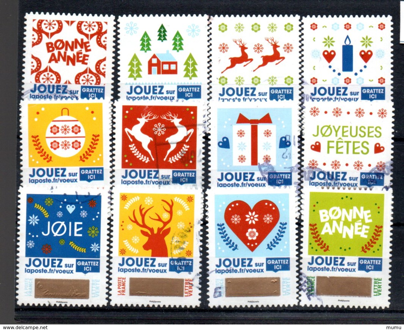 FRANCE  OB CACHET ROND - Used Stamps