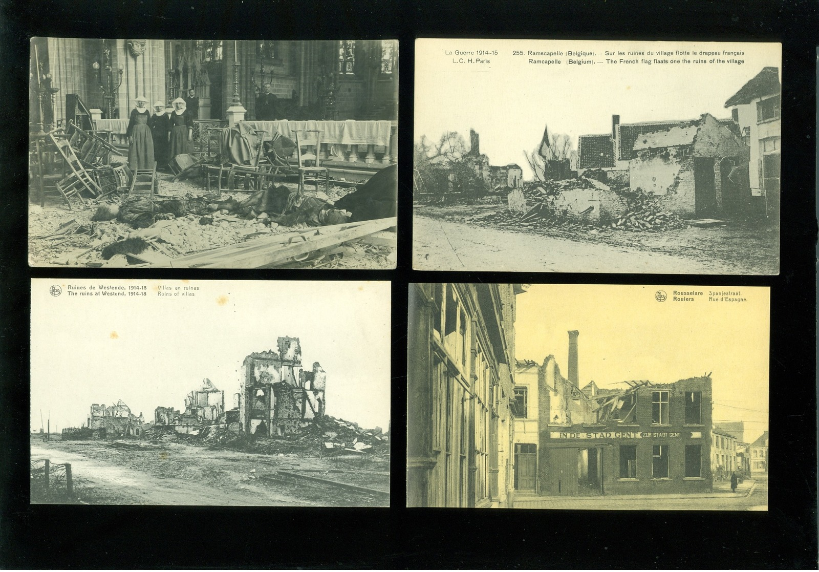 Beau Lot De 60 Cartes Postales De Belgique  Guerre  Ruines     Mooi Lot Van 60 Postkaarten Van België  Ruinen  Oorlog - 5 - 99 Cartes