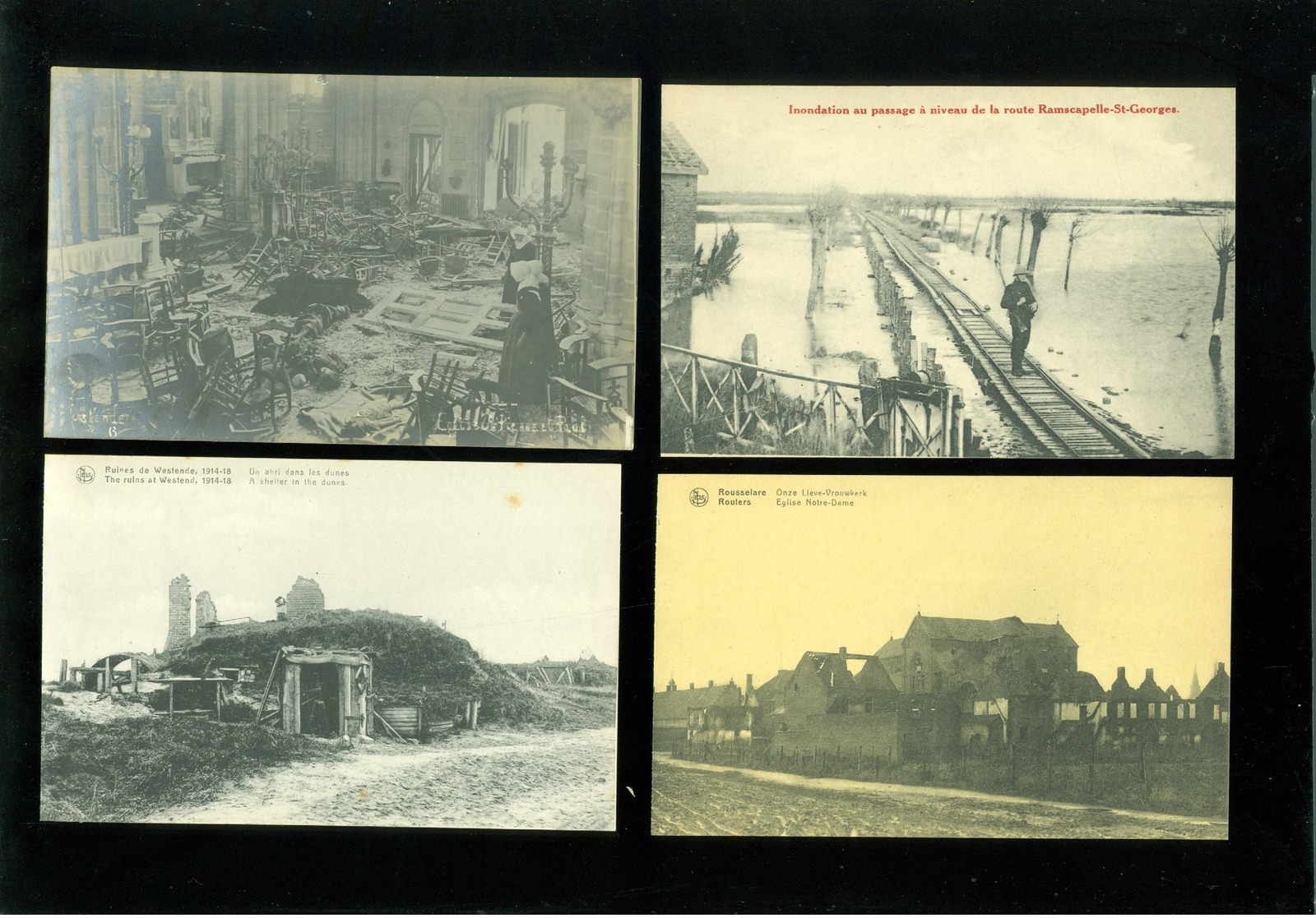 Beau Lot De 60 Cartes Postales De Belgique  Guerre  Ruines     Mooi Lot Van 60 Postkaarten Van België  Ruinen  Oorlog - 5 - 99 Cartes