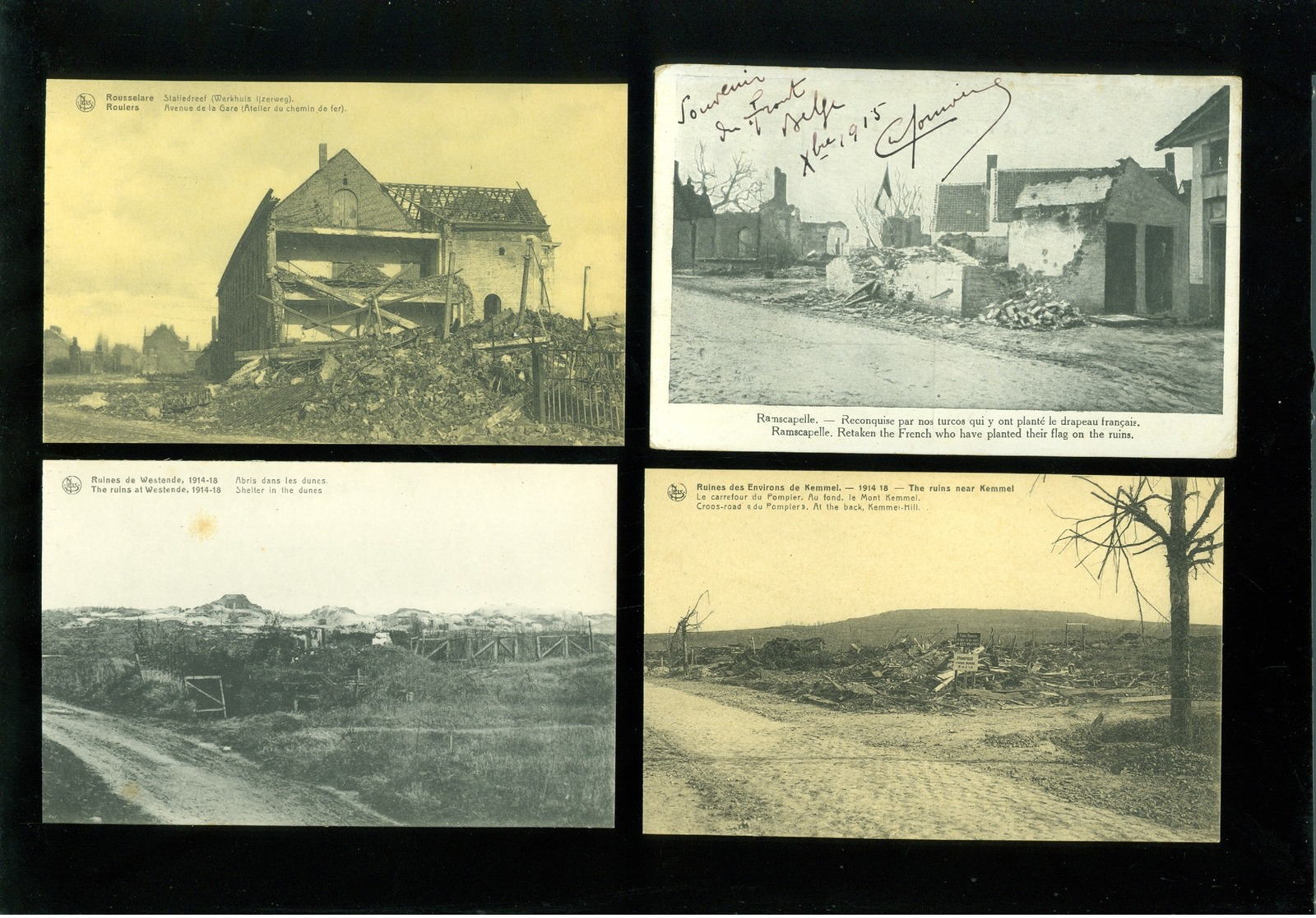 Beau Lot De 60 Cartes Postales De Belgique  Guerre  Ruines     Mooi Lot Van 60 Postkaarten Van België  Ruinen  Oorlog - 5 - 99 Cartes