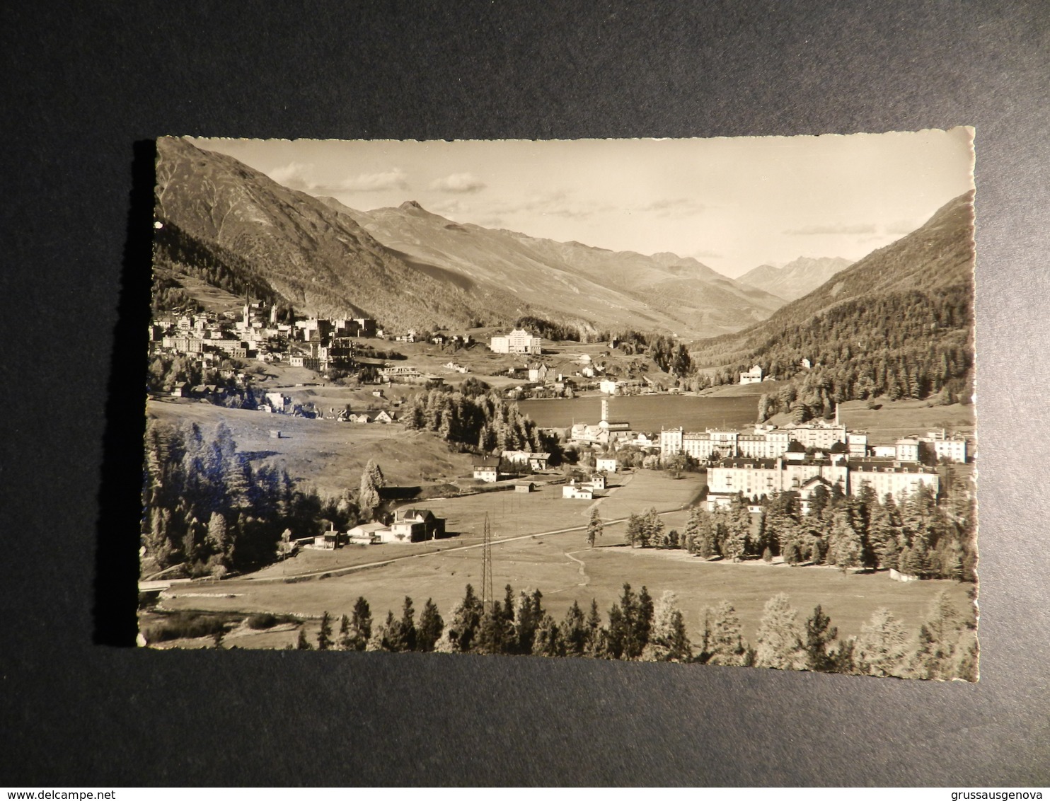 19887) ST MORITZ BAD UND DORF VIAGGIATA 1955 CIRCA - Sankt Moritz