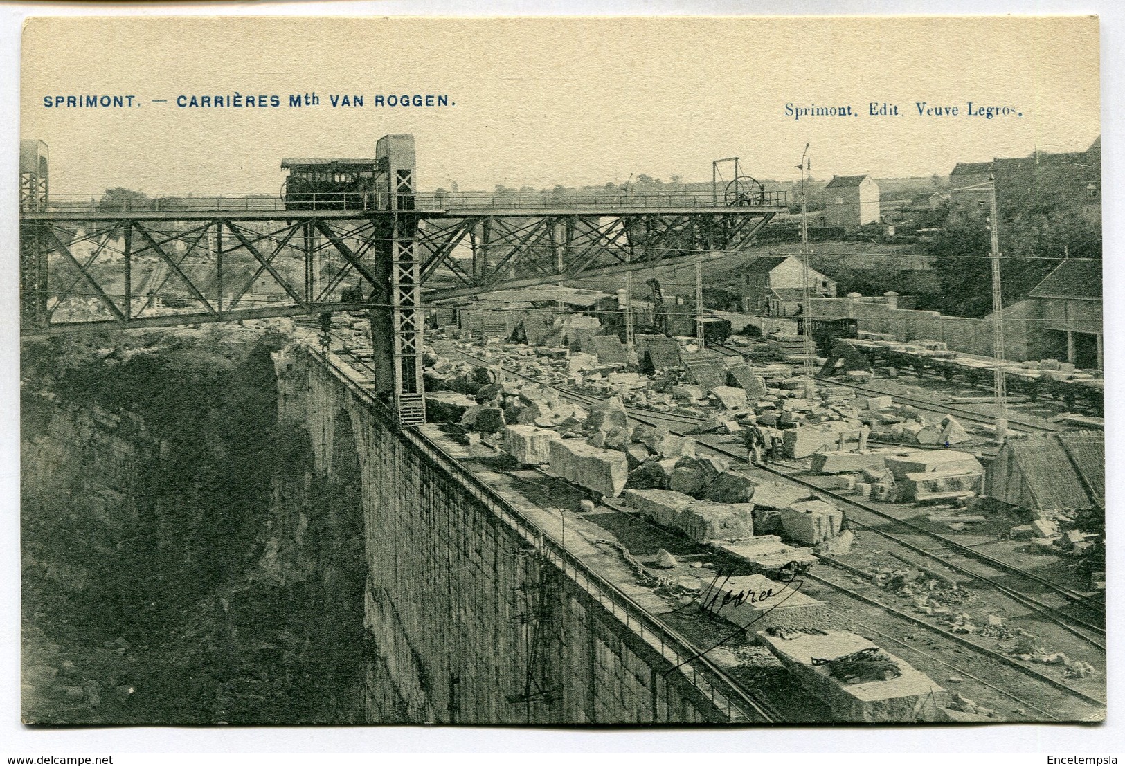 CPA - Carte Postale - Belgique - Sprimont - Carrières Mth Van Roggen - 1910 (M7452) - Sprimont