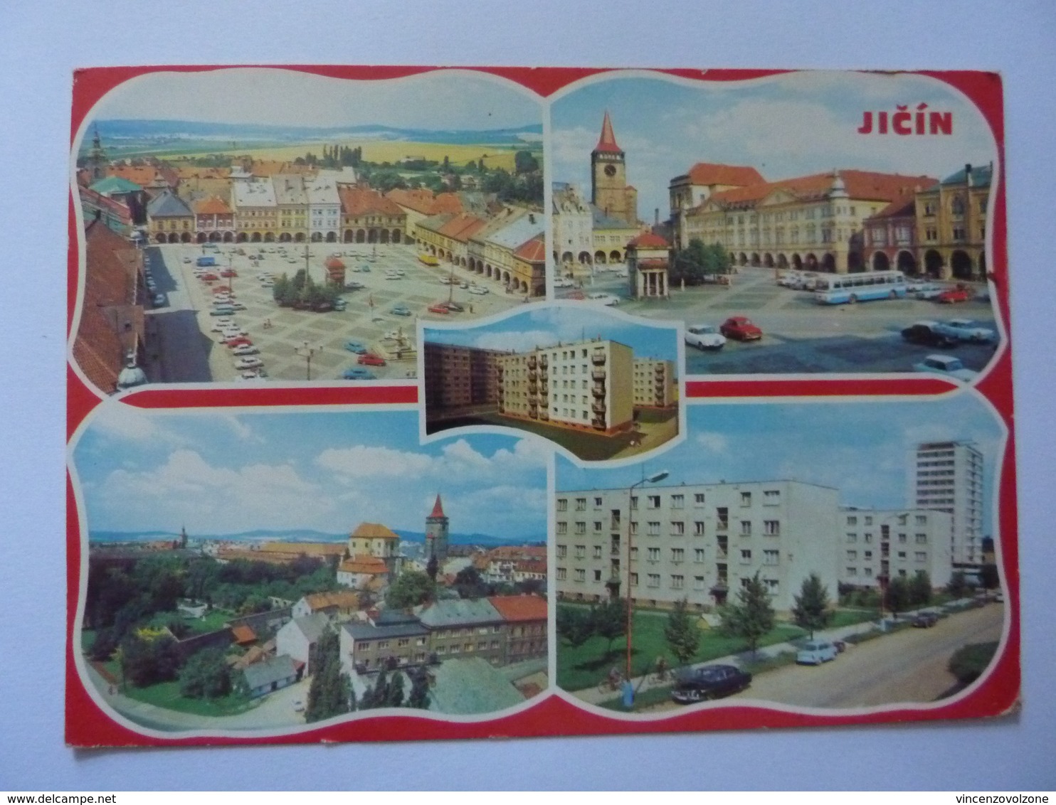 Cartolina "JICIN" - Repubblica Ceca