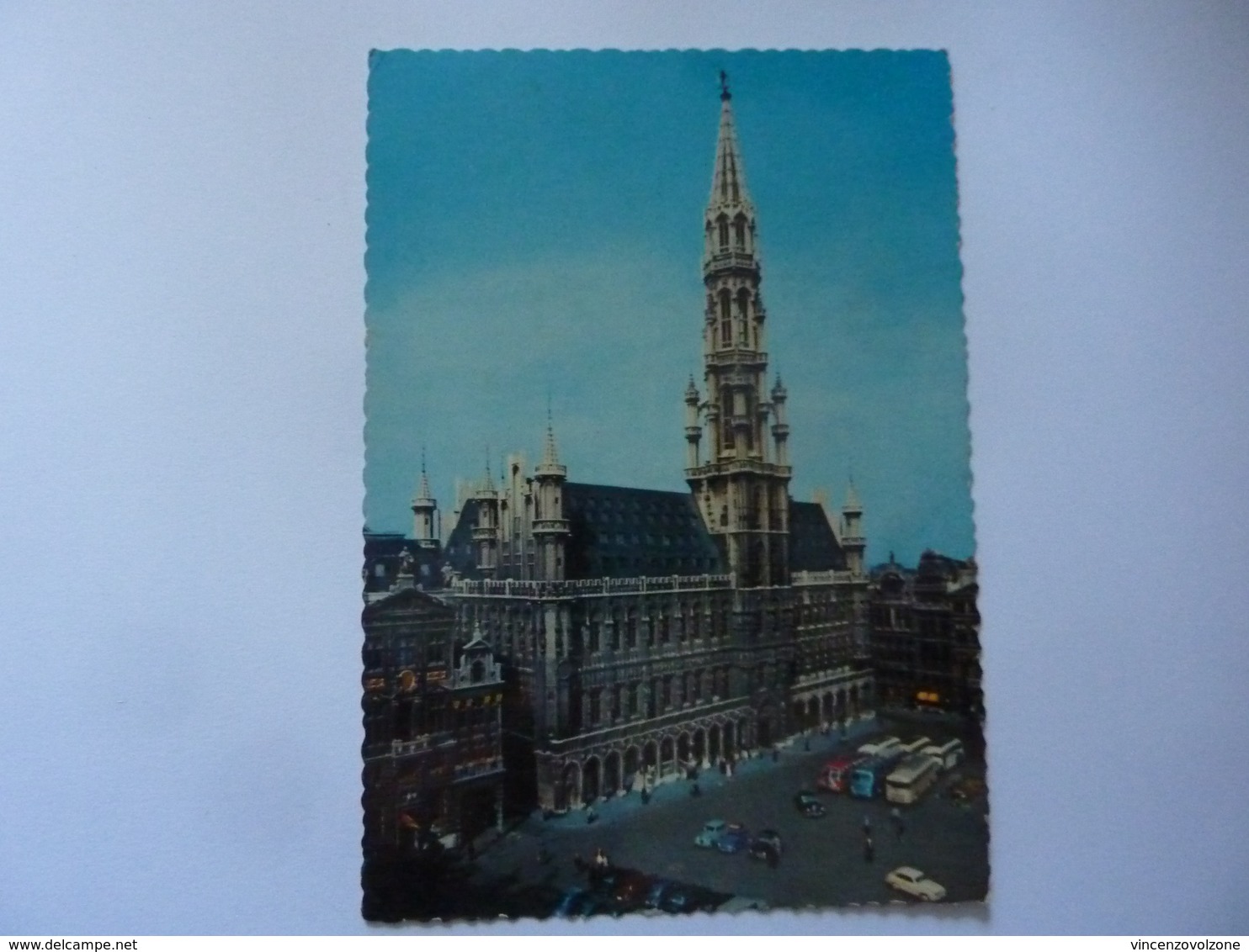 Cartolina  Viaggiata "BRUXELLES Grand Place. Hotel De La Ville" 1968 - Monumenti, Edifici