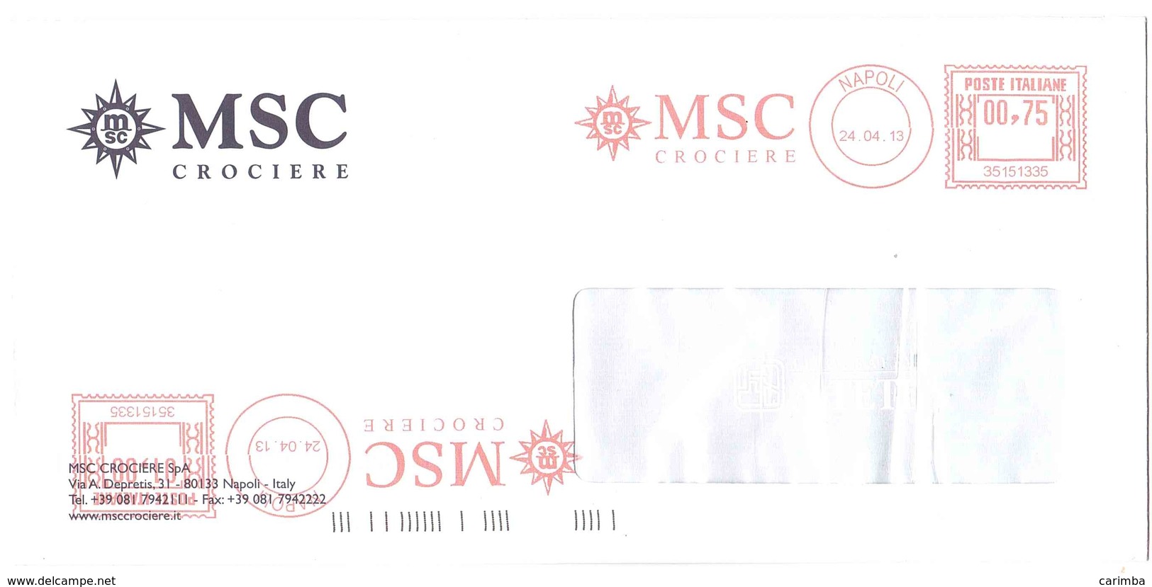 MSC CROCIERE - Macchine Per Obliterare (EMA)