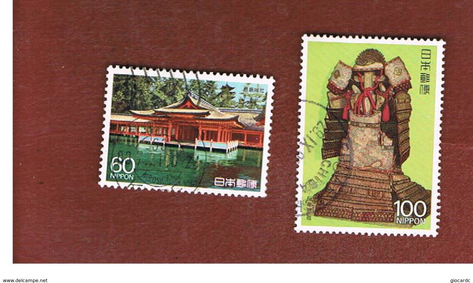 GIAPPONE  (JAPAN) - SG 1949.1950 -   1988 NATIONAL TREASURES: COMPLET SET OF 2    - USED° - Used Stamps