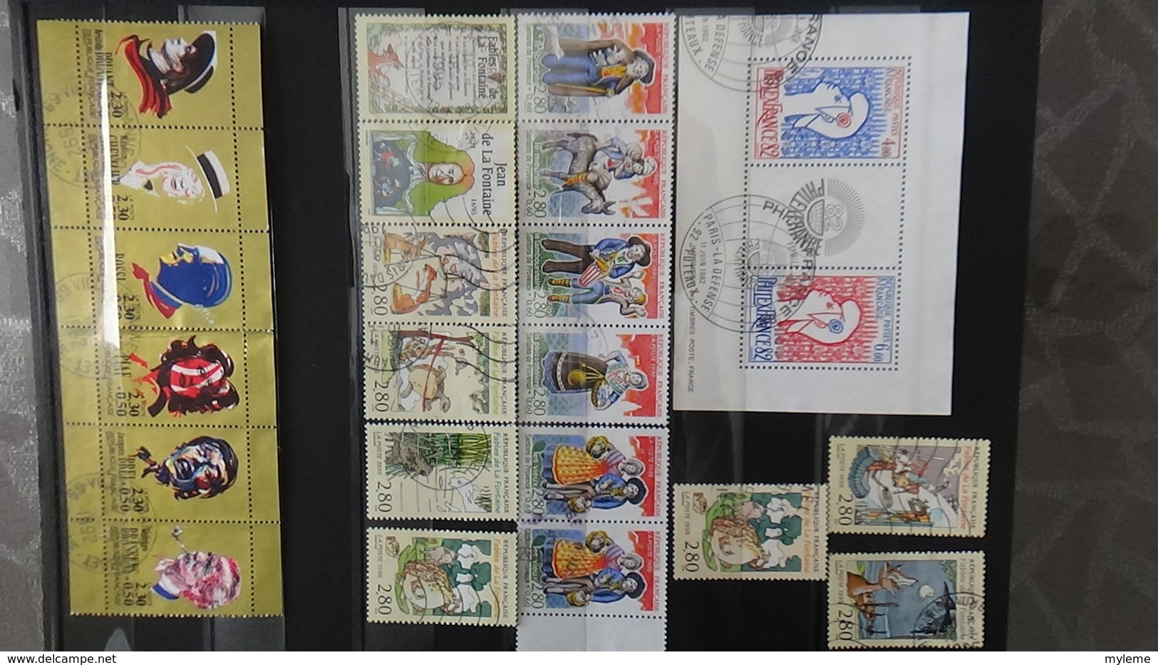 Collection De Timbres, Carnets, Blocs De France Avec Oblitérations Soignées. A Saisir !!! - Collections (en Albums)