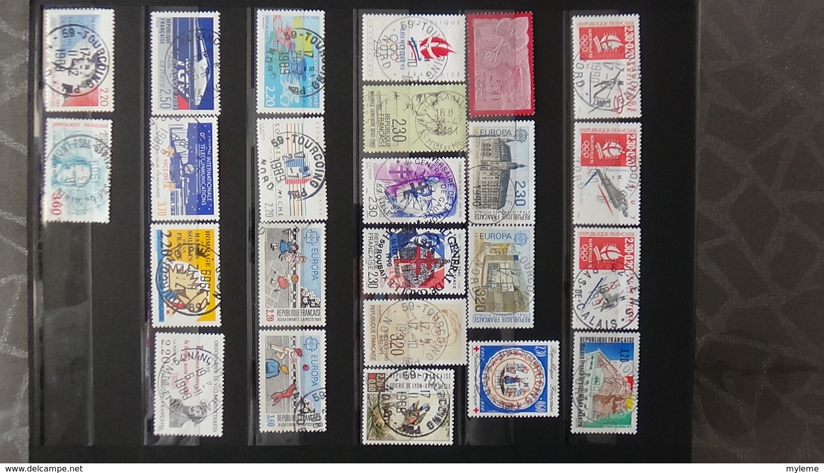 Collection De Timbres, Carnets, Blocs De France Avec Oblitérations Soignées. A Saisir !!! - Verzamelingen (in Albums)