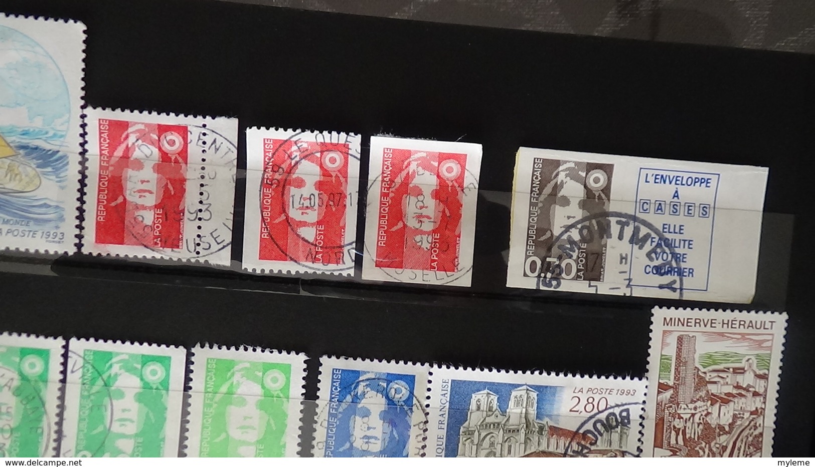 Collection de timbres, carnets, blocs de France avec oblitérations soignées. A saisir !!!