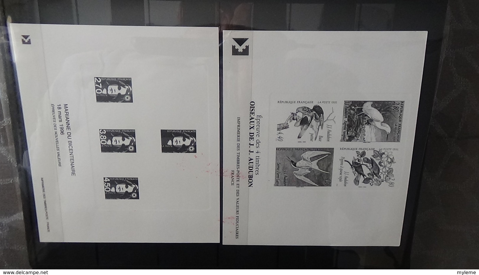 Collection de timbres, carnets, blocs de France avec oblitérations soignées. A saisir !!!