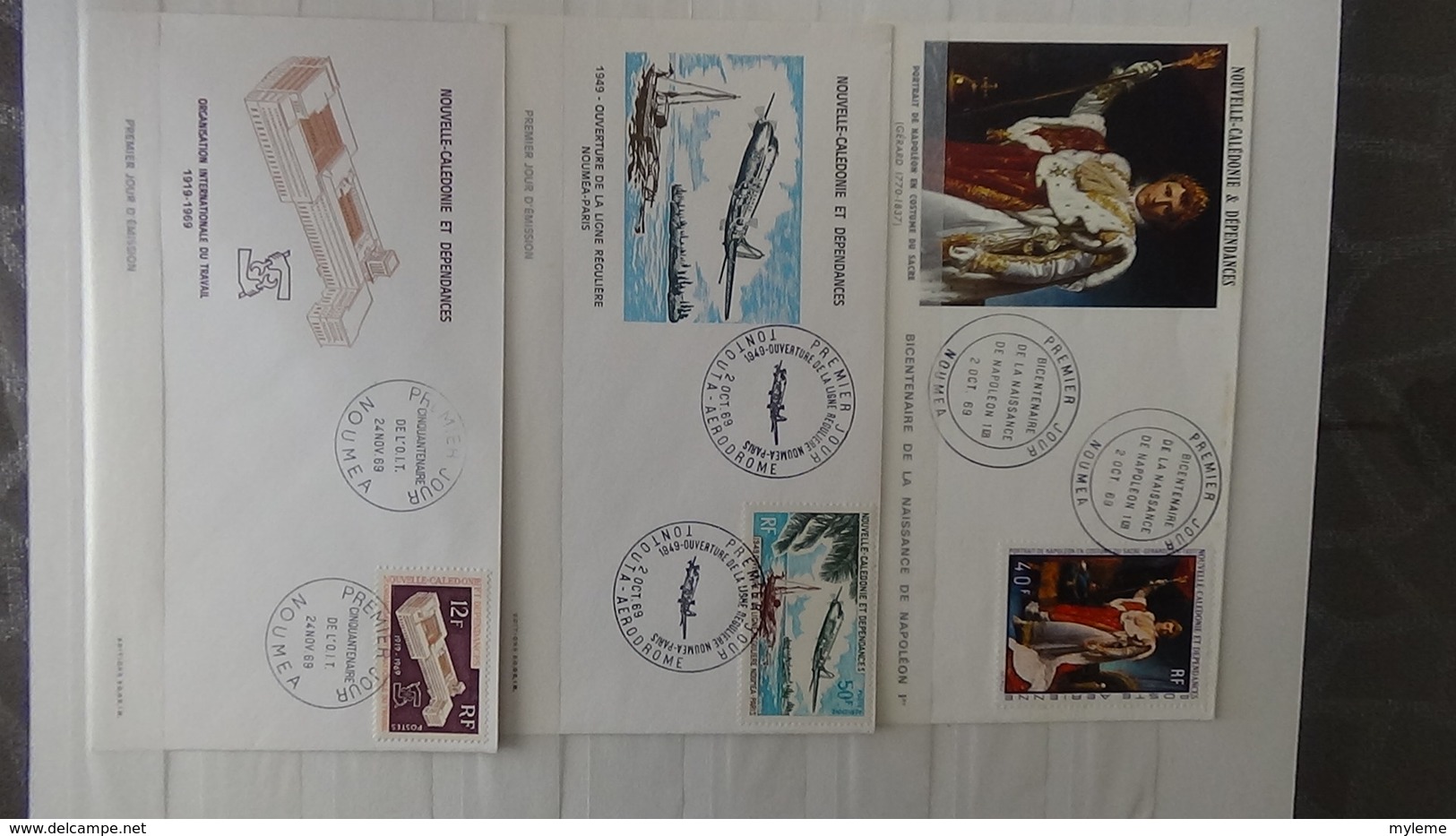 Lot De 48 Enveloppes 1er Jour De Nouvelle Calédonie.Pas Commun !!! - Collections (en Albums)