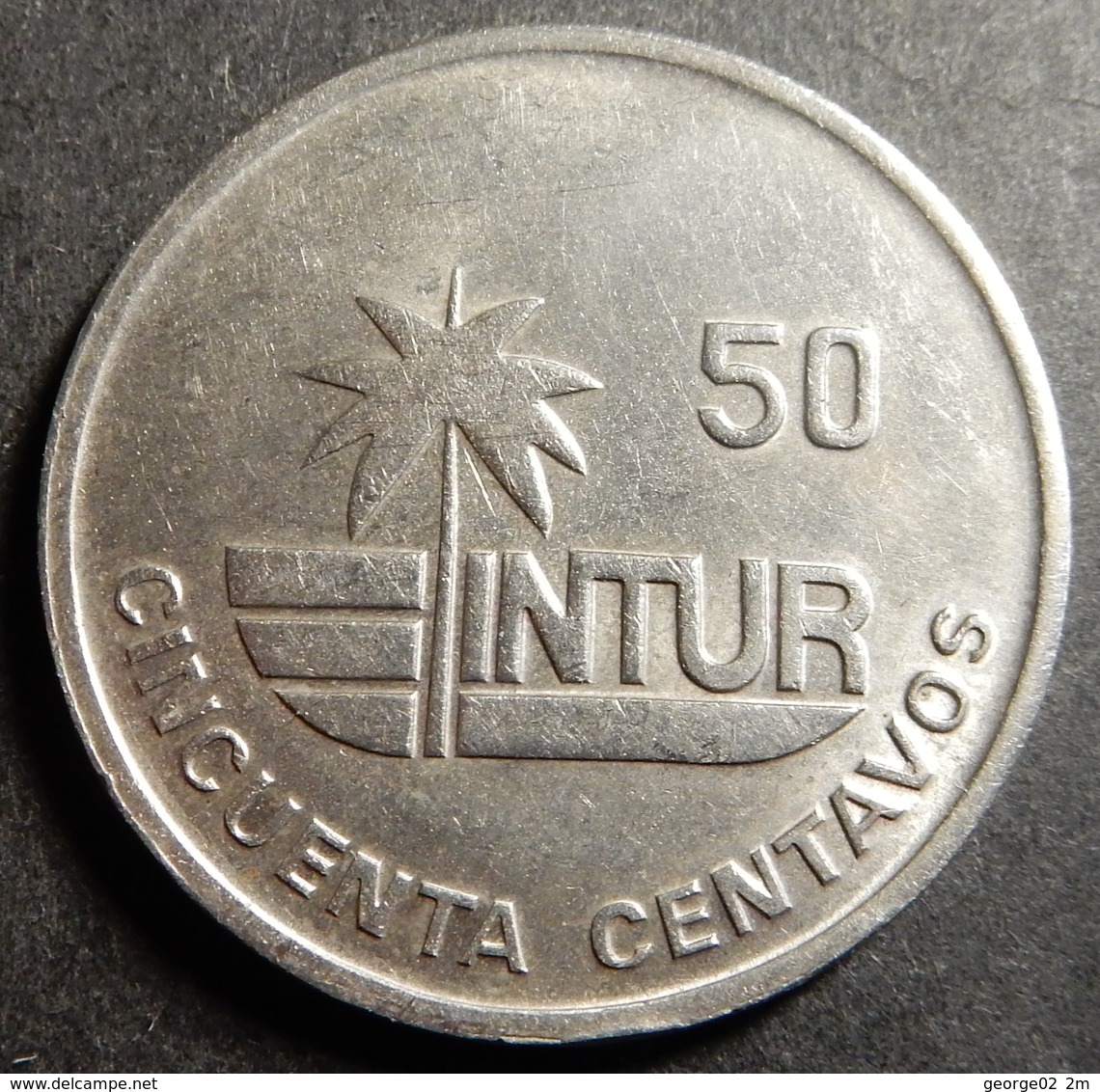 Cuba Intur 50 Centavos 1989 KM#461 Top Grade Rare! - Cuba